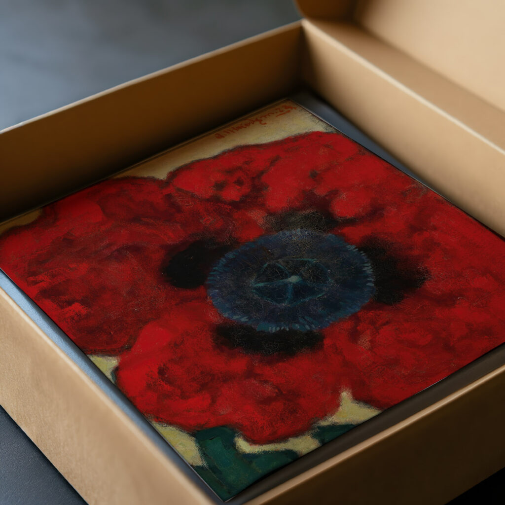 Mohnblume Poppy Flower 1923 Artur Nikodem video mockup