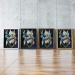 Monstre 1946 Francis Picabia framed posters mockup
