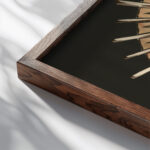 Moon ca. 1780 Unknown close up dark wood mockup