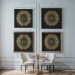 Moon ca. 1780 Unknown framed posters mockup