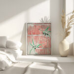 Morning glory illustration Watanabe Seitei 4 mockup