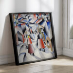 Morning in the Village after Snowstorm 1912 Kazimir Malevich 4 mockup
