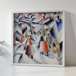 Morning in the Village after Snowstorm 1912 Kazimir Malevich 5 mockup