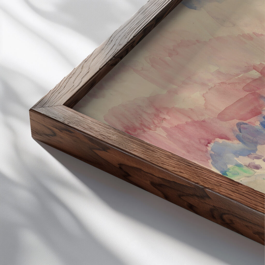 Morning – Bosvoorde 1913 Rik Wouters close up dark wood mockup