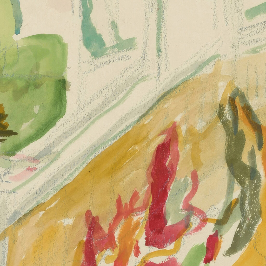 Mote ved veranda 1942 Edvard Munch 8 mockup