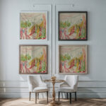 Mote ved veranda 1942 Edvard Munch framed posters mockup