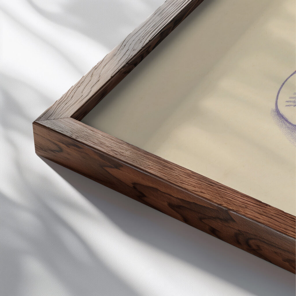 Mother 1934–1936 Mikulas Galanda close up dark wood mockup