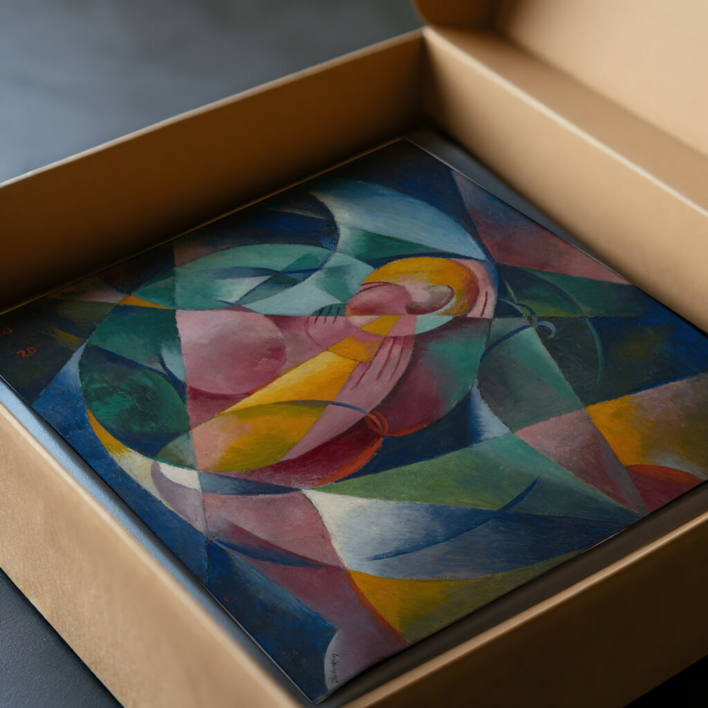 Mother and Child 1920 Fritz Stuckenberg video mockup