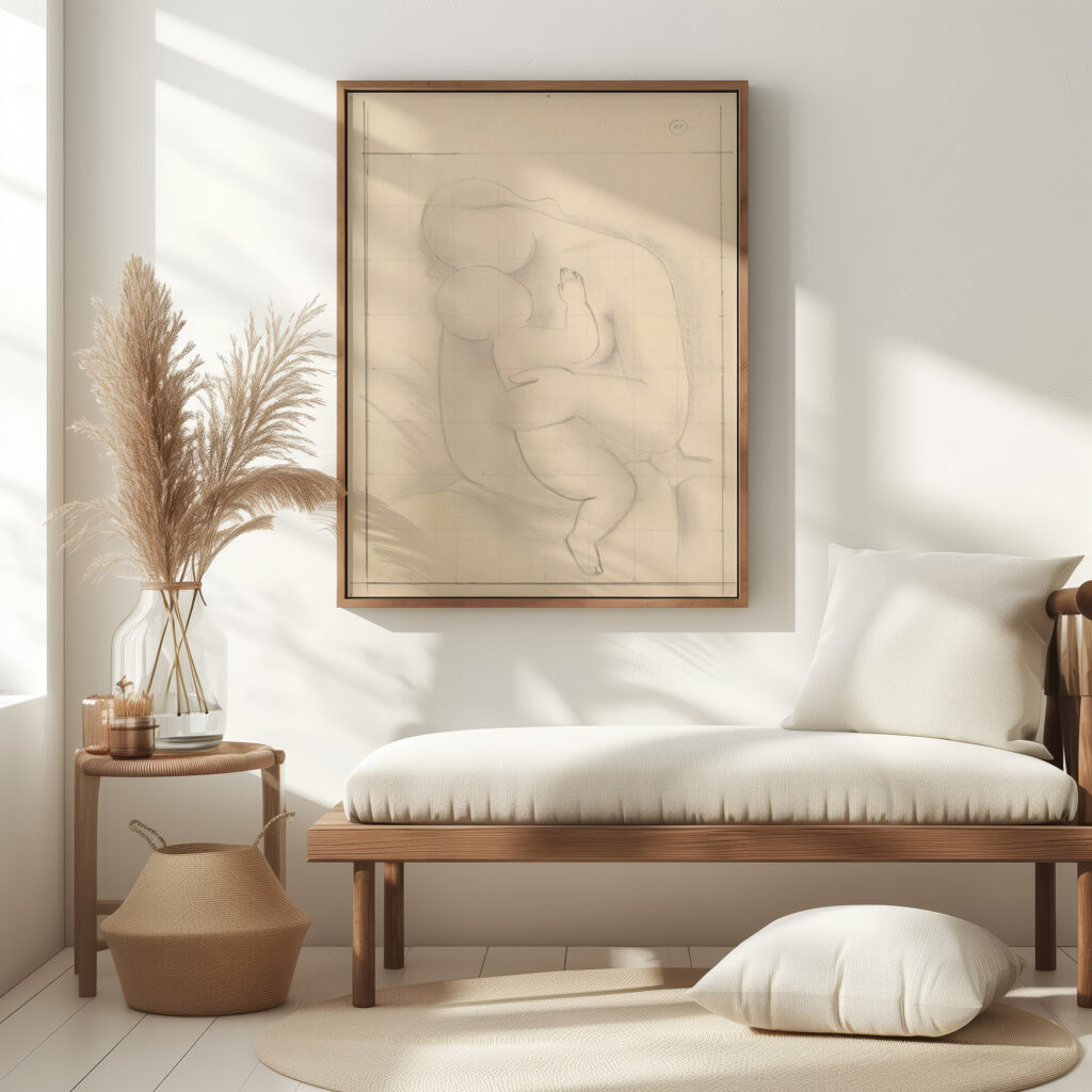 Mother with baby 1932–1933 Mikulas Galanda 5 mockup