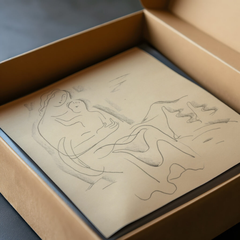 Motherhood 1937 Mikulas Galanda video mockup