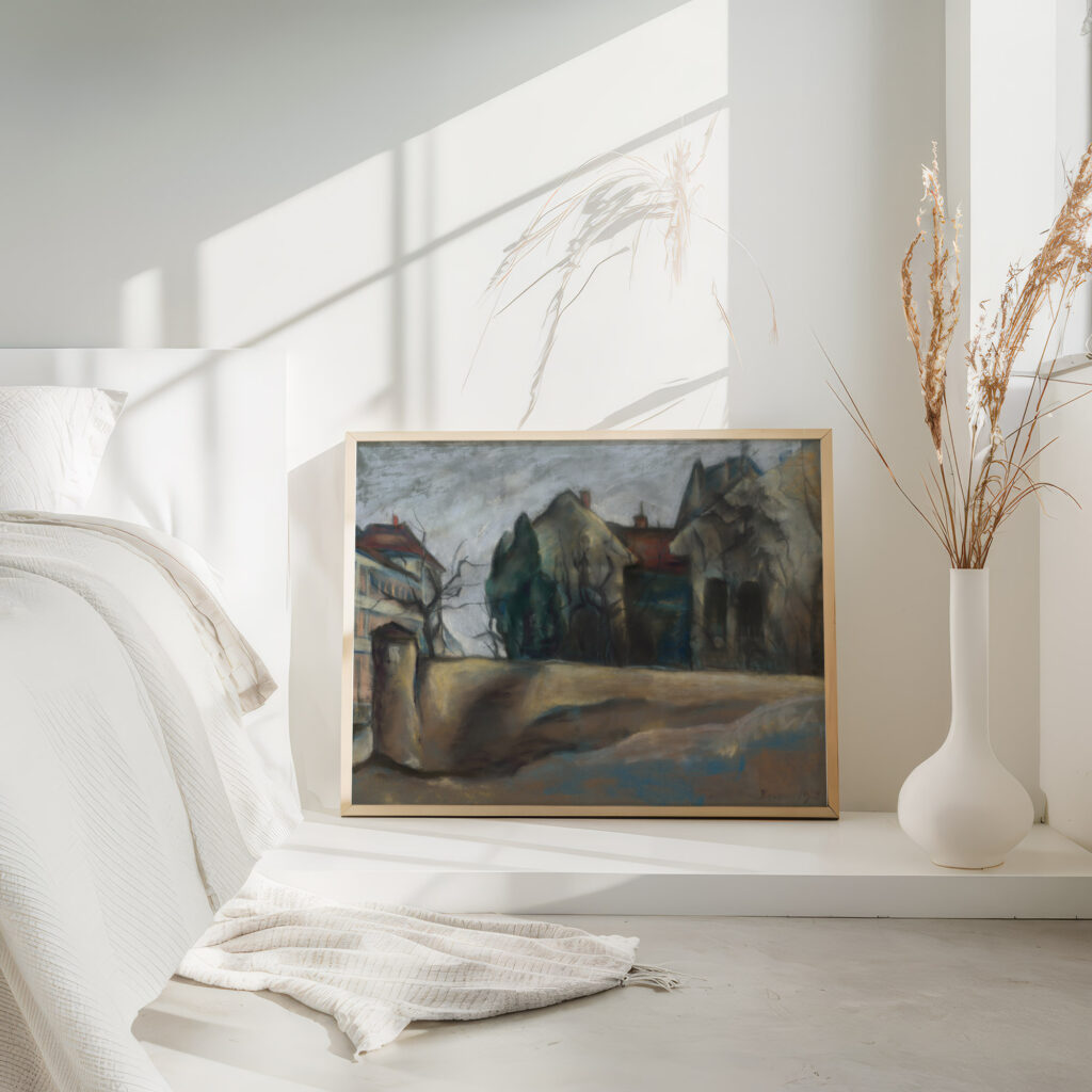 Motiv z Kosic 1928 Konstantin Bauer 4 mockup