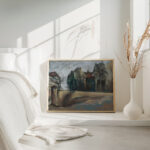 Motiv z Kosic 1928 Konstantin Bauer 4 mockup