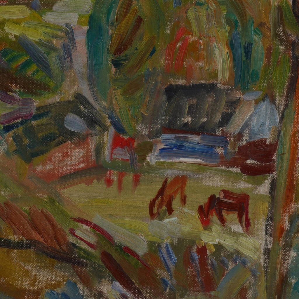 Mountain Landscape with Cows 1937 Sasza Blonder 8 mockup