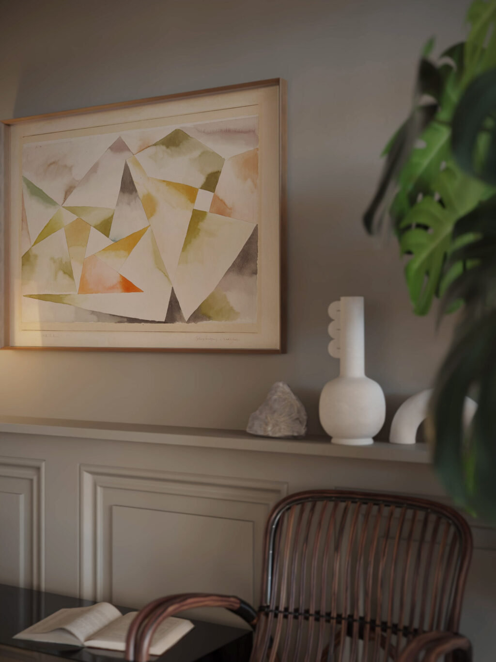 Mountain Movement In Three and Four Time 1928 Paul Klee video mockup