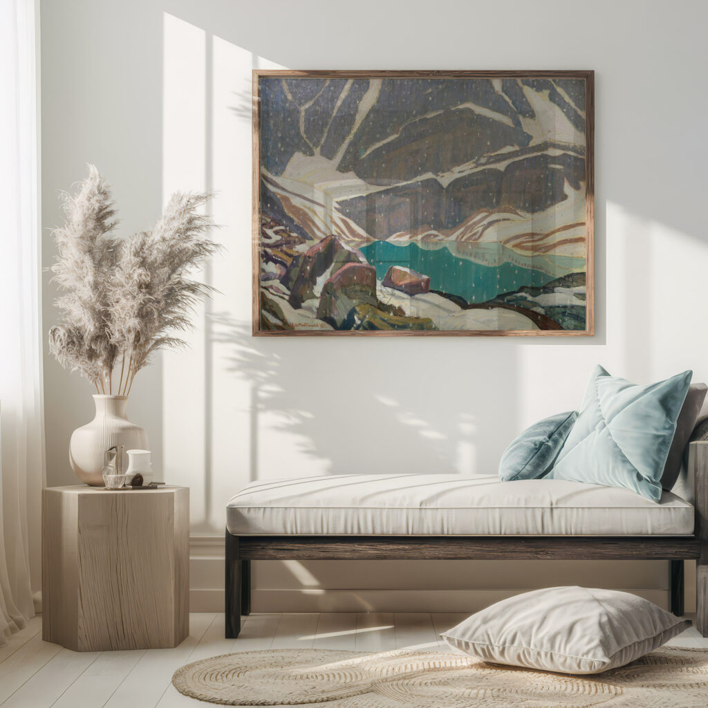 Mountain Solitude Lake Oesa 1932 James Edward Hervey MacDonald 5 mockup