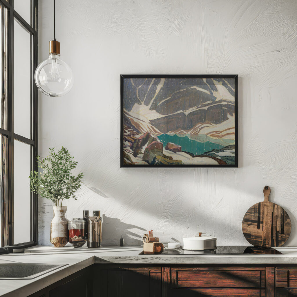 Mountain Solitude Lake Oesa 1932 James Edward Hervey MacDonald 6 mockup