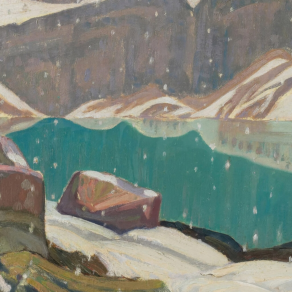 Mountain Solitude Lake Oesa 1932 James Edward Hervey MacDonald 8 mockup