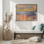 Mountain landscape in the evening sky Maria Wiik 5 mockup