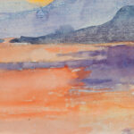 Mountain landscape in the evening sky Maria Wiik 8 mockup