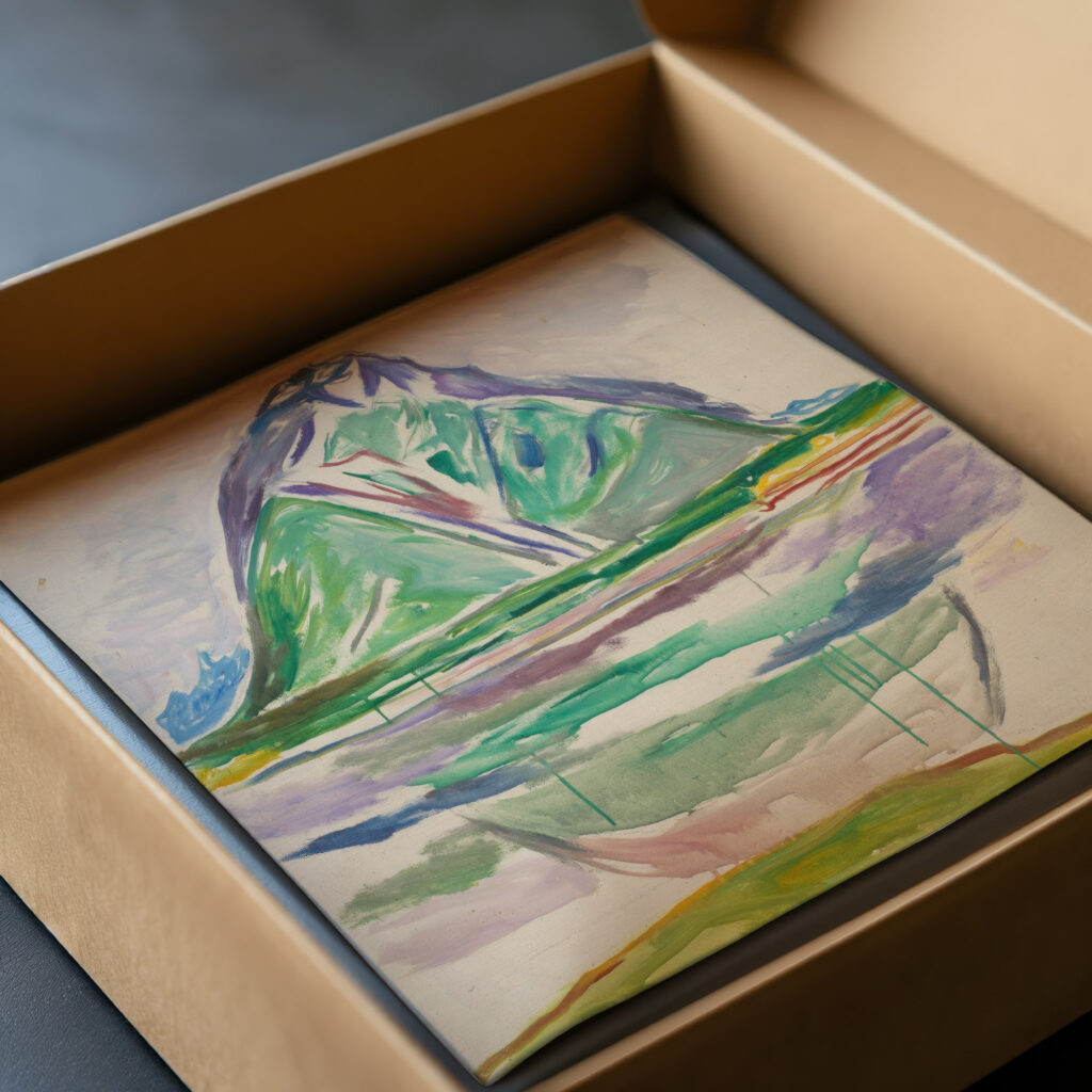 Mountains 1925 Edvard Munch video mockup