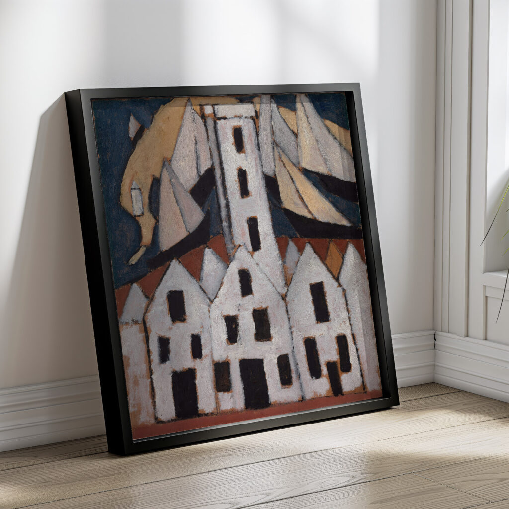 Movement No. 5 Provincetown Houses 1916 Marsden Hartley 4 mockup