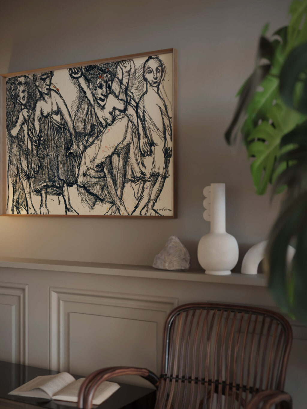 Moving Girls Louis Soutter video mockup