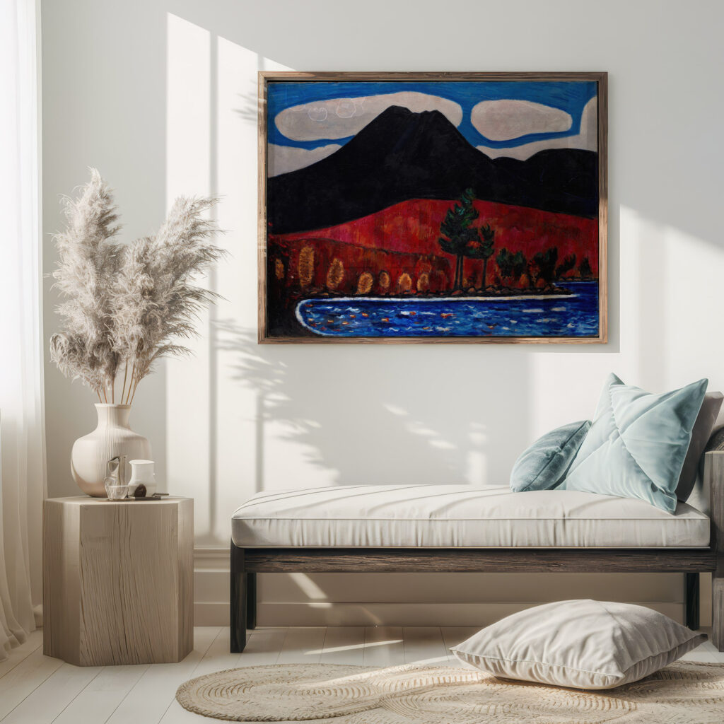 Mt. Katahdin Maine Autumn 1939–40 Marsden Hartley 5 mockup