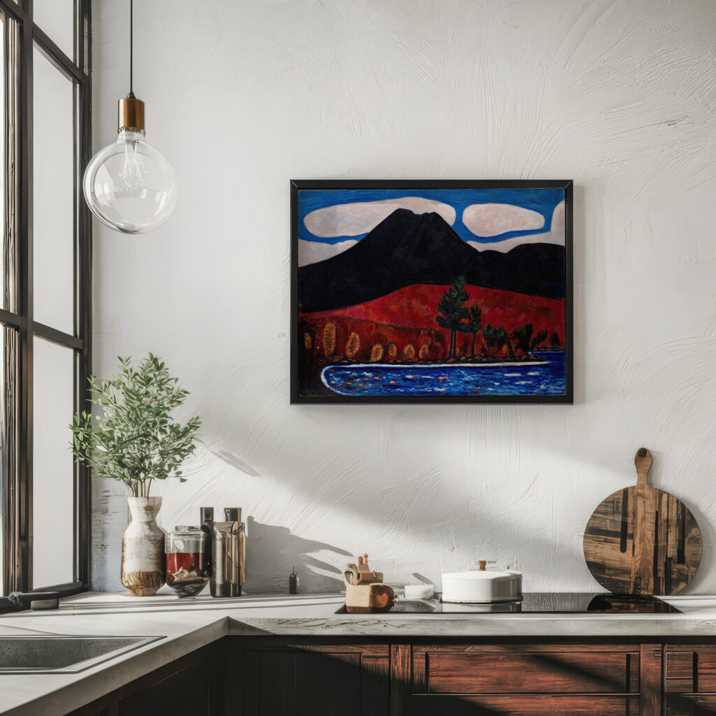 Mt. Katahdin Maine Autumn 1939–40 Marsden Hartley 6 mockup