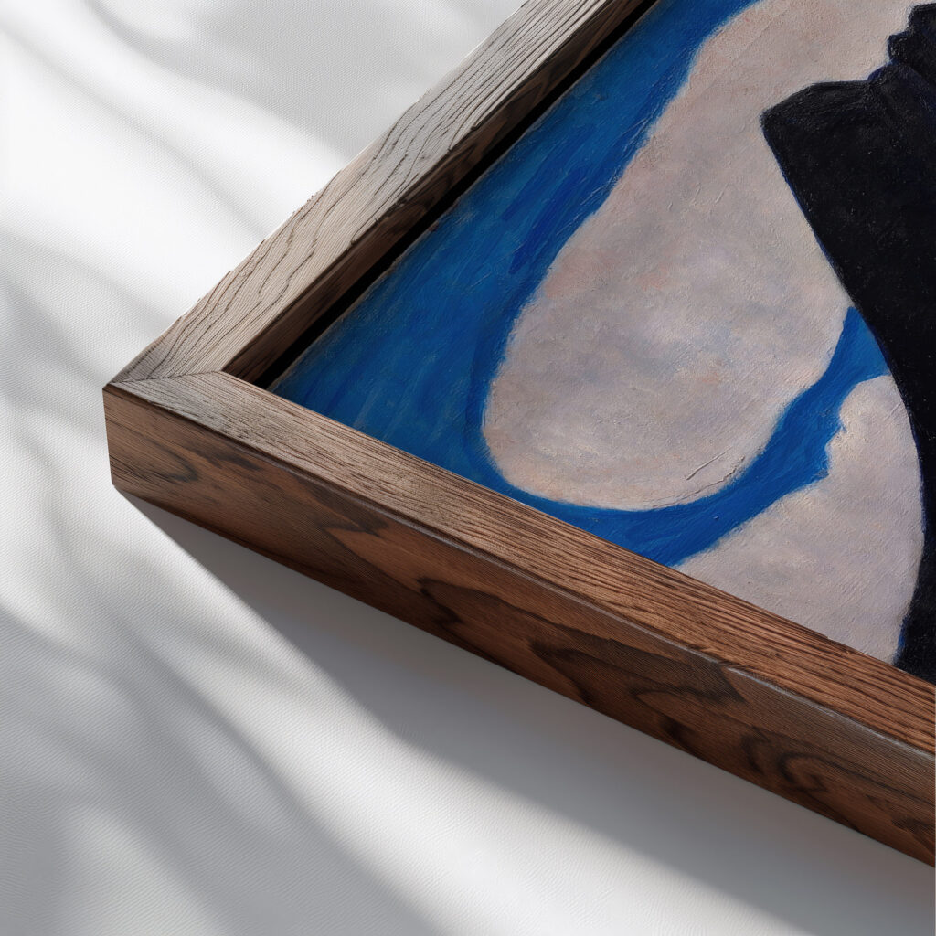 Mt. Katahdin Maine Autumn 1939–40 Marsden Hartley close up dark wood mockup