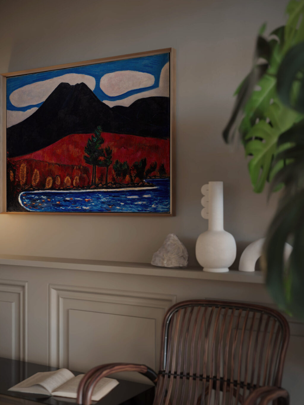 Mt. Katahdin Maine Autumn 1939–40 Marsden Hartley video mockup