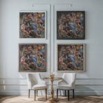 Mural Decoration ca. 1918–20 James Henry Daugherty framed posters mockup