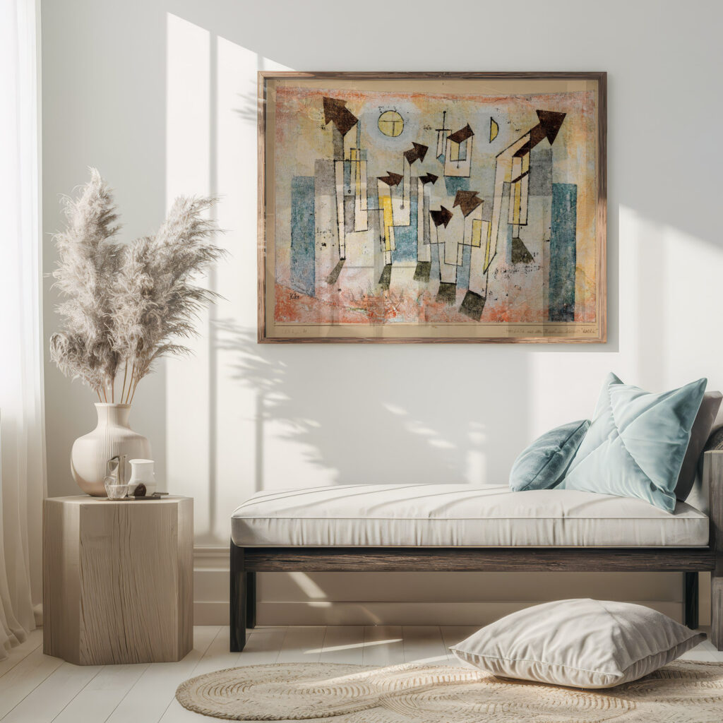 Mural from the Temple of Longing 1922 Paul Klee 5 mockup