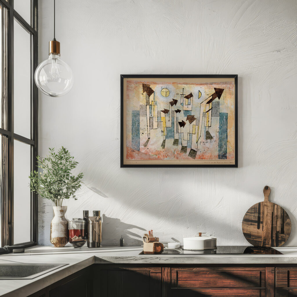 Mural from the Temple of Longing 1922 Paul Klee 6 mockup