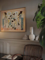 Mural from the Temple of Longing 1922 Paul Klee video mockup