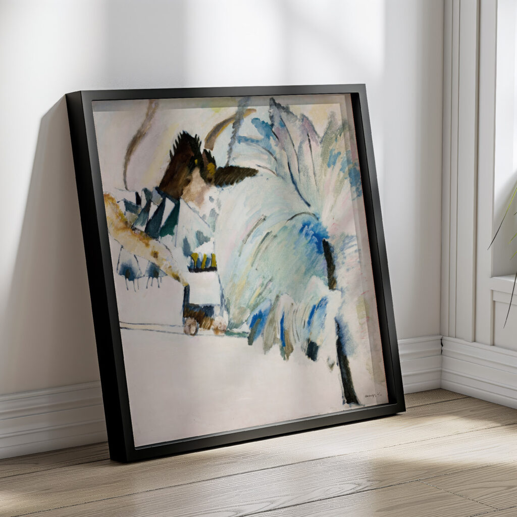 Murnau with Locomotive 1911 Wassily Kandinsky 4 mockup