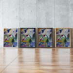 Murnau with church I 1910 Wassily Kandinsky framed posters mockup