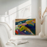 Murnau – Mountain landscape with church 1910 Wassily Kandinsky 4 mockup