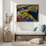 Murnau – Mountain landscape with church 1910 Wassily Kandinsky 5 mockup