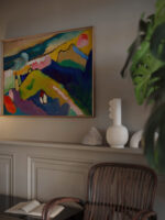 Murnau – Mountain landscape with church 1910 Wassily Kandinsky video mockup