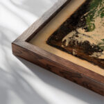 Murnau – Schloss Und Kirche II Murnau – Castle And Church II Alfred Henry Maurer close up dark wood mockup