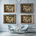 Murnau – Schloss Und Kirche II Murnau – Castle And Church II Alfred Henry Maurer framed posters mockup