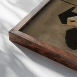 Musicien Dans Un Interieur 1929 Louis Marcoussis close up dark wood mockup