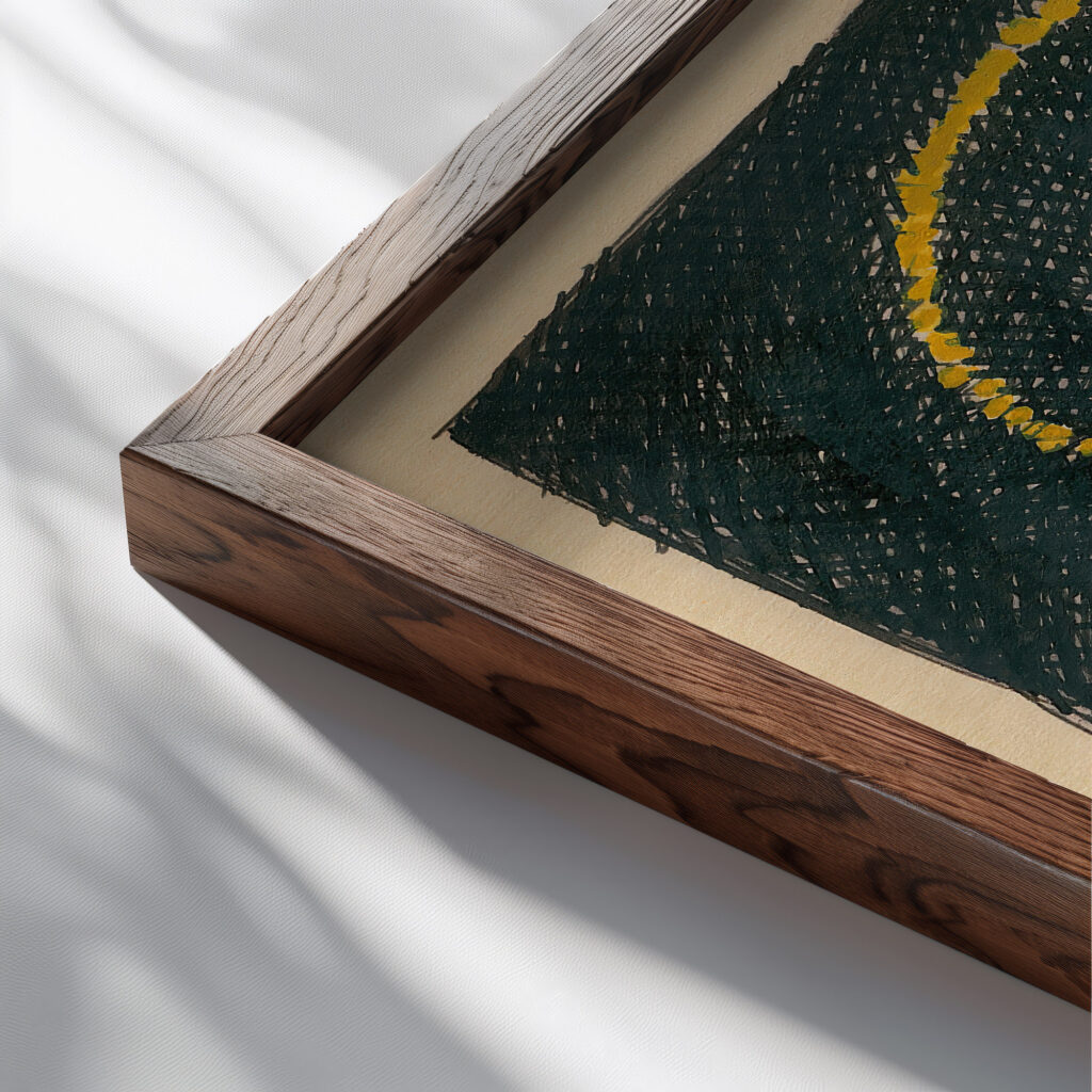 Mutter around 1922 Karl Wiener close up dark wood mockup