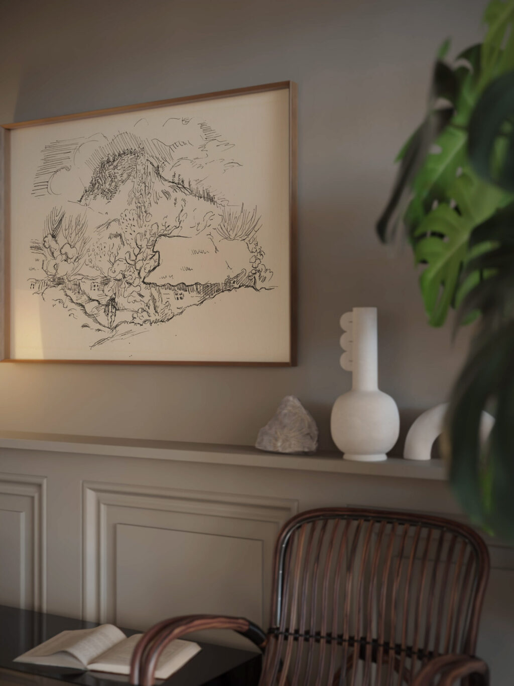 Muz za dedinou 1935 Arnold Peter Weisz Kubincan video mockup