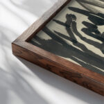 Muzske akty 1924–1927 Konstantin Bauer close up dark wood mockup