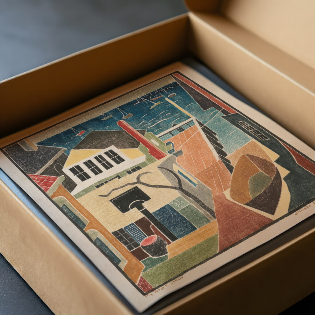 My wharf studio 1937 Blanche Lazzell video mockup