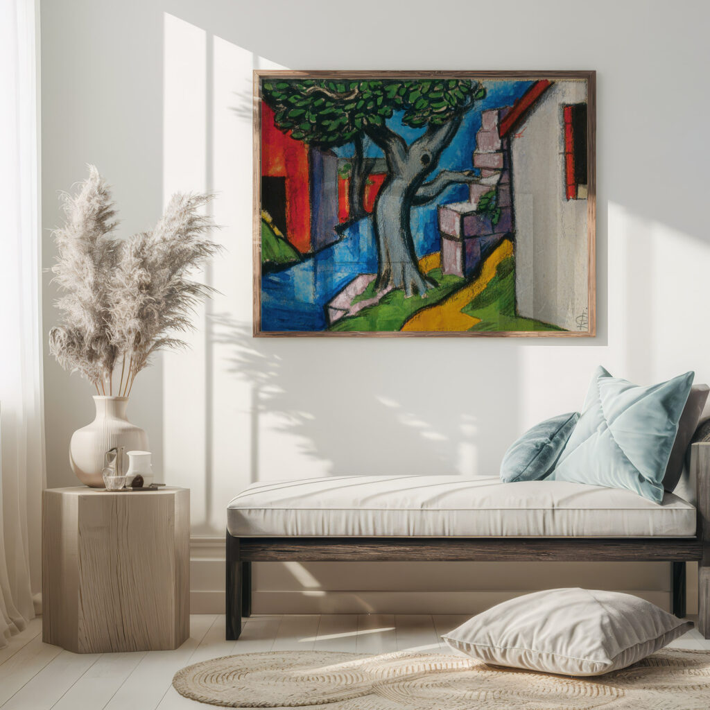 Mystic Tree 1919 Oscar Bluemner 5 mockup