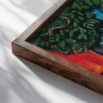 Mystic Tree 1919 Oscar Bluemner close up dark wood mockup