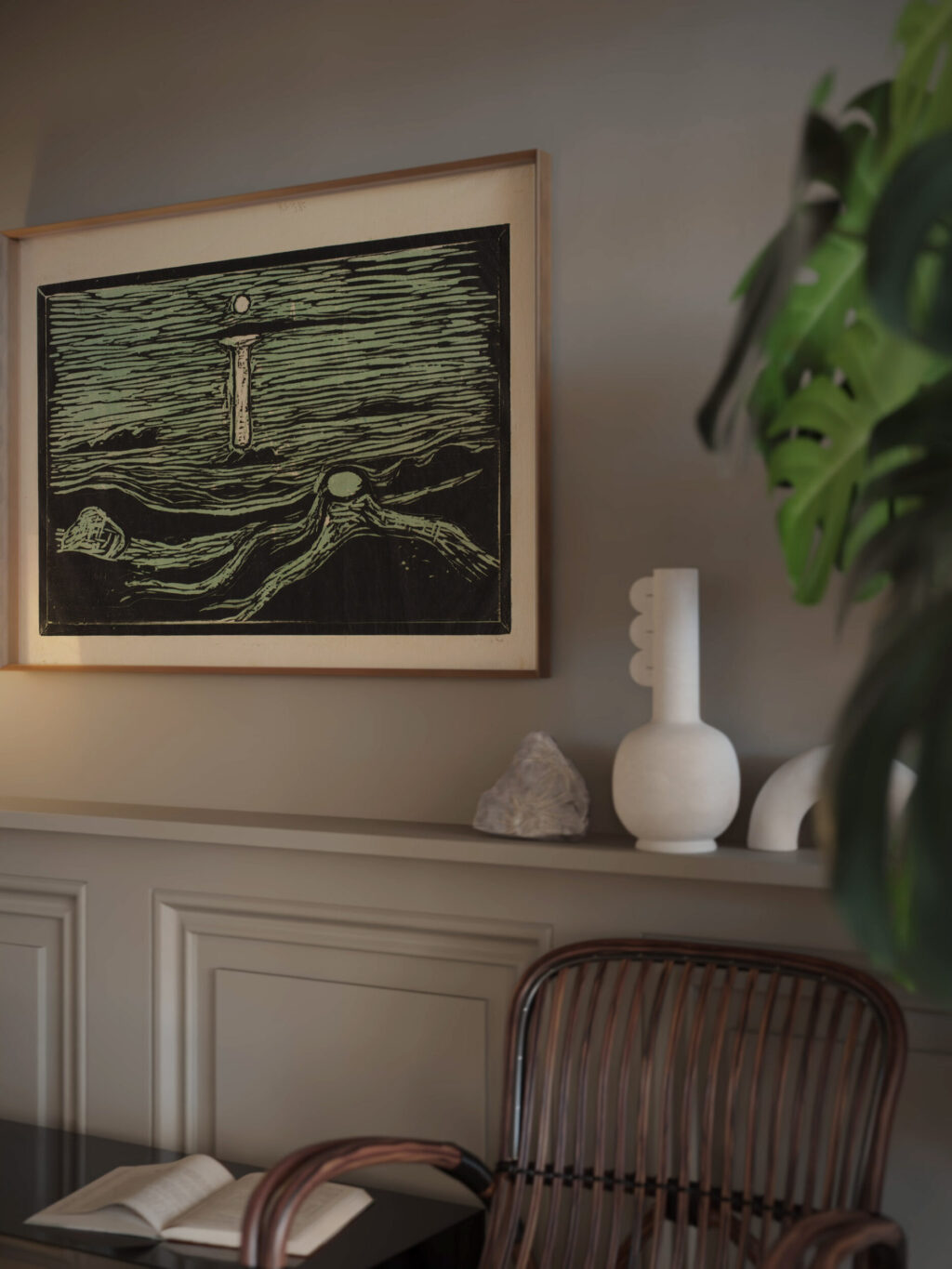 Mystical Shore 1897 Edvard Munch video mockup