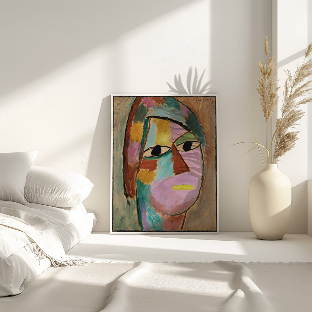 Mystical head 1917 Alexej von Jawlensky 4 mockup